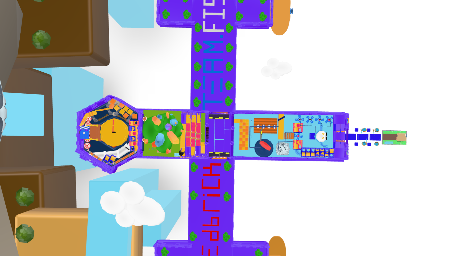 비행정 전체 전경