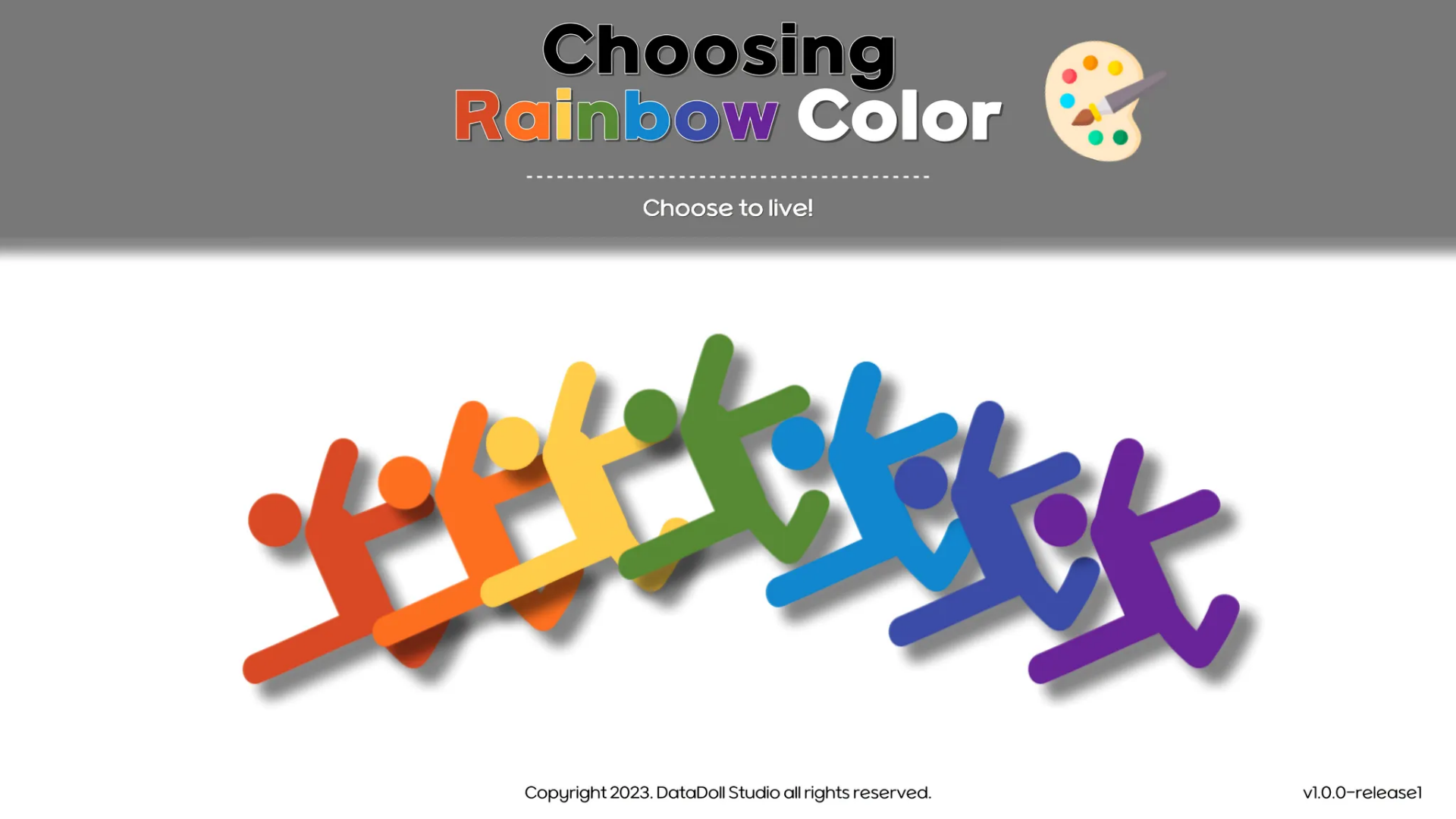 Choosing Rainbow Color (3D Hyper-casual Game)